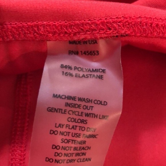 BIRDIEBEE SIZE XL RED HIGH WAIST 7/8 LEGGINGS BELLA TWINS DIVAS - Picture 8 of 8